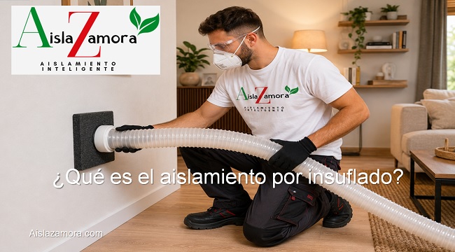 qué es el aislamiento por insuflado